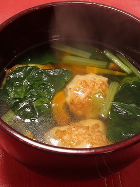 20200914 はんぺん枝豆鶏団子の中華スープ