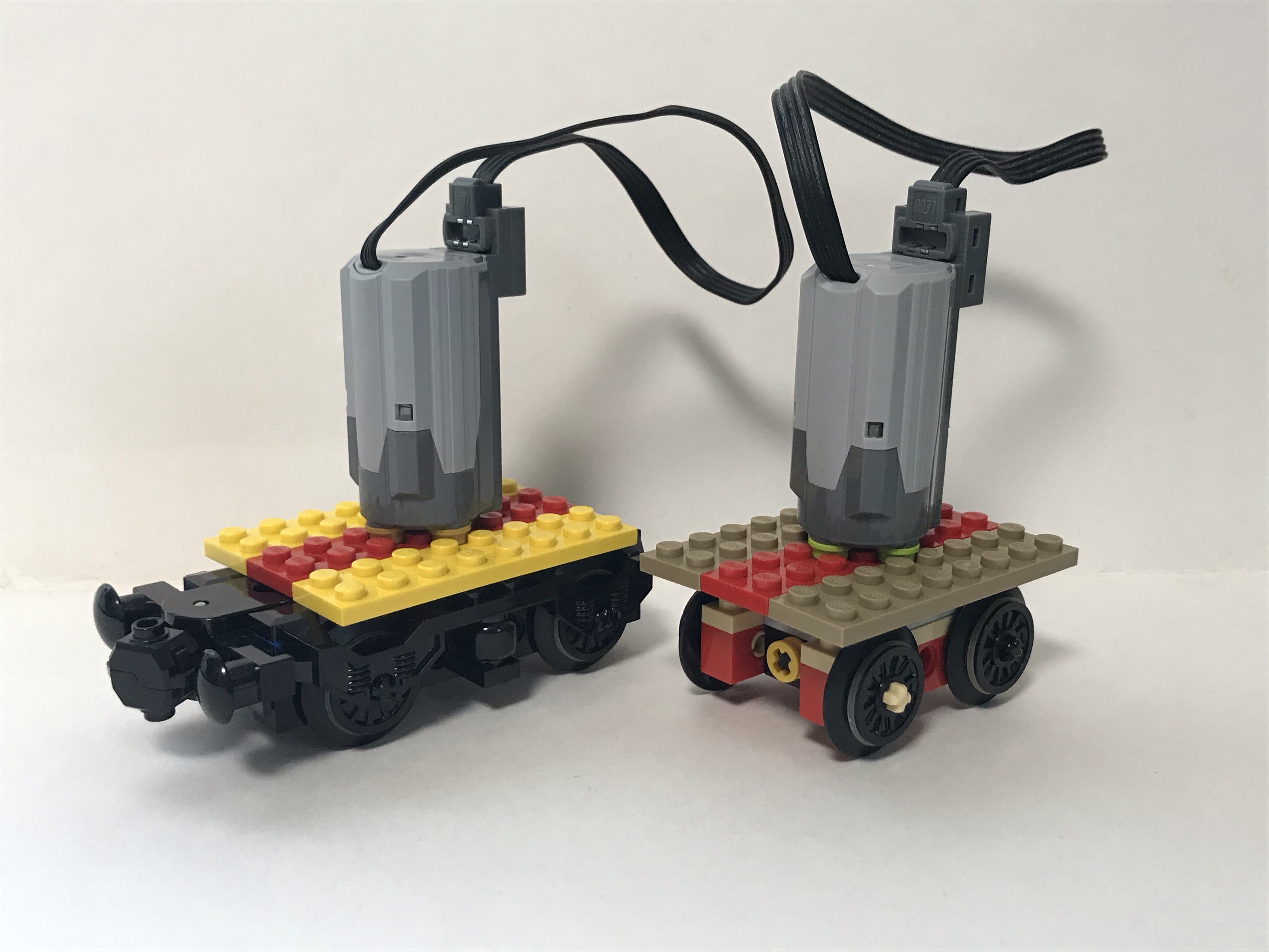 箱レゴ レゴトレイン自作動力用台車
