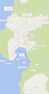 地図1 Hout Bay