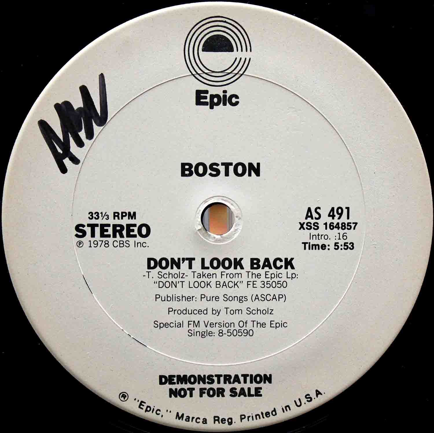 Boston ‎– Dont Look Back 03