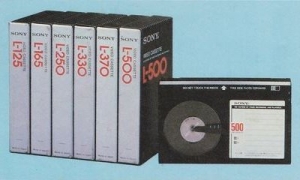 キャプチャ 昭和54年頃のベータテープ（L-750はまだ無い）