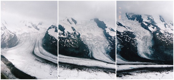 040707スイス・ゴルナーグラート氷河