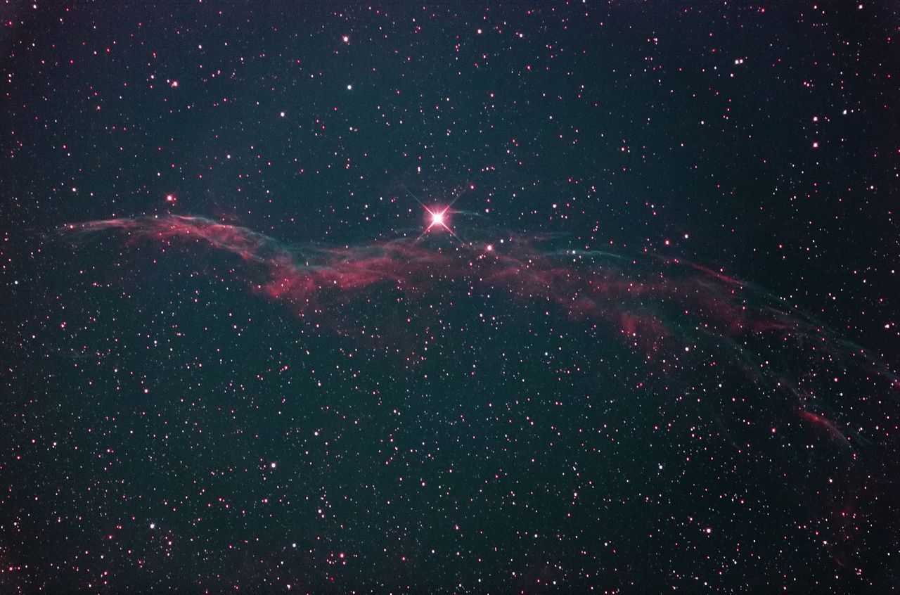 自宅から網状星雲NGC6960 2020年10月