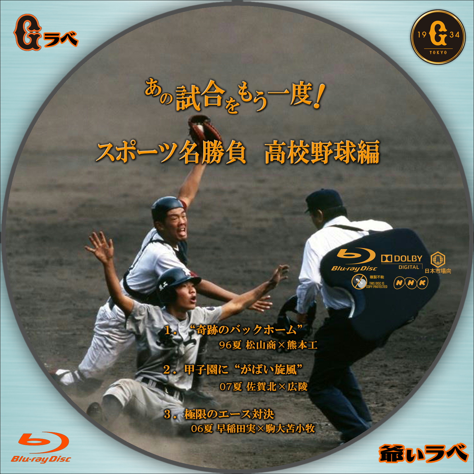 NHK あの試合をもう一度！高校野球編 Type-B（Blu-ray）
