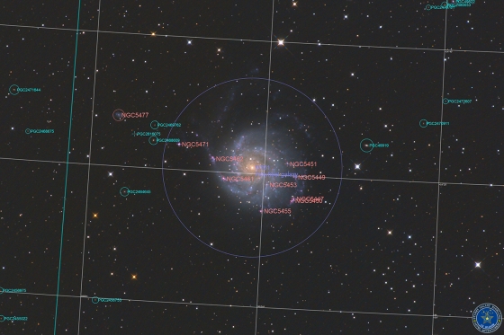 回転花火銀河 M101 star_map