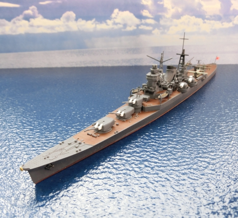 スーパーデリバリー 田宮模型の海洋ジオラマ日本海軍重巡三隅です 模型/プラモデル