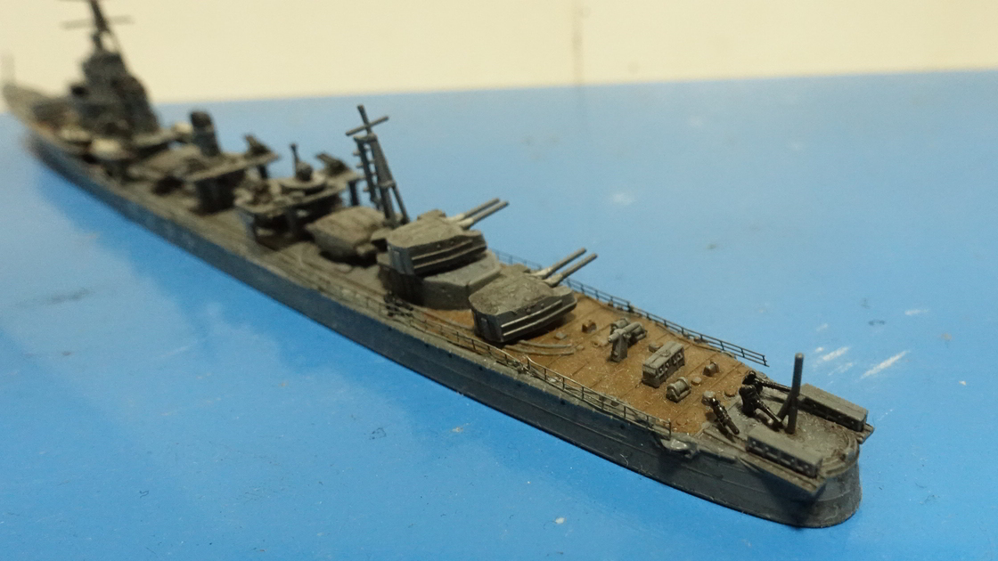 タミヤの1/700 ウォーターラインシリーズ No.460 日本海軍駆逐艦 島風 その４