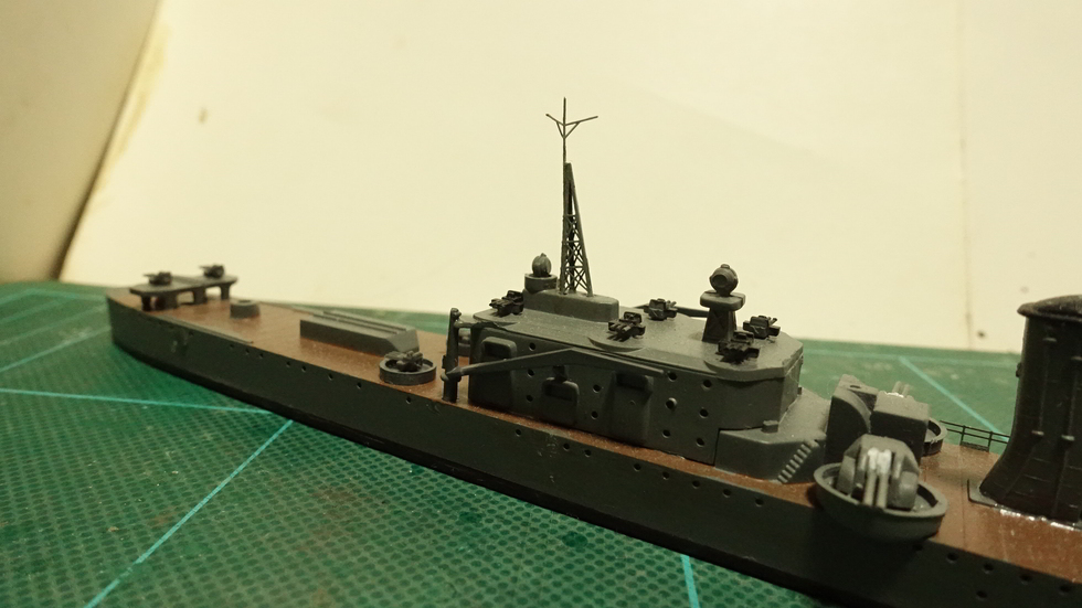 フジミ模型の1/700 シーウェイモデルシリーズ 41085 日本軽巡洋艦 大淀 その５
