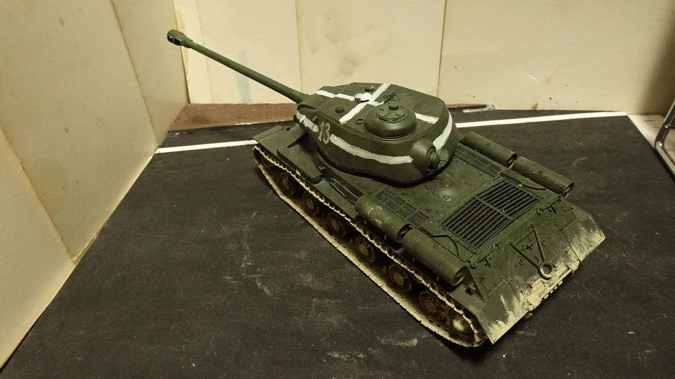 タミヤのミリタリーミニチュアシリーズ  No.289 ソ連軍 JS-2重戦車 その３
