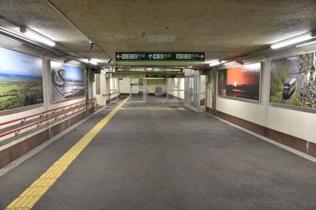 180釧路駅地下通路